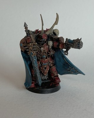 Warhammer 40K Chaos LORD KRANON  Dark Vengeance OOP Parade Ready Paint A4