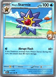 Misty's Starmie 047/182 Destined Rivals