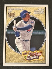 2008 Upper Deck Baseball Heroes Kosuke Fukudome Baseball Rookie Card #37 Cubs GD. rookie card picture