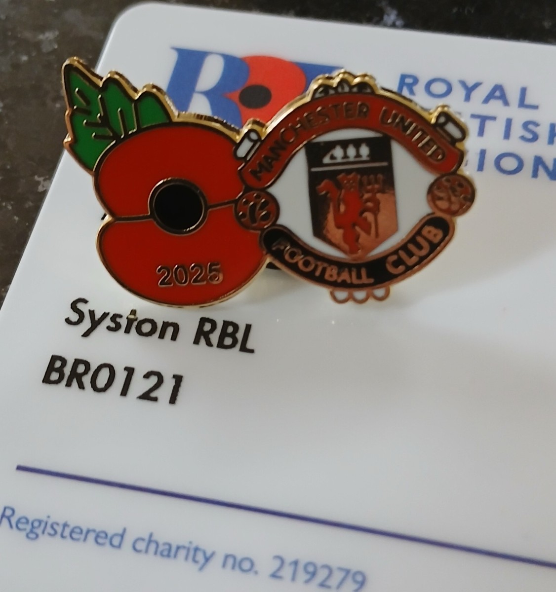 Manchester United Enamel Pin Badge UK