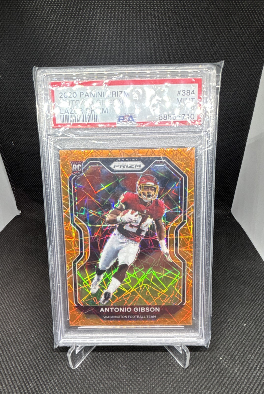 2020 Panini Prizm - Rookie Antonio Gibson #384 Lazer Prizm (RC)