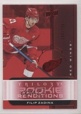 2019 Upper Deck Trilogy Rookie Renditions Red Foil /799 Filip Zadina #RR-25 3wu