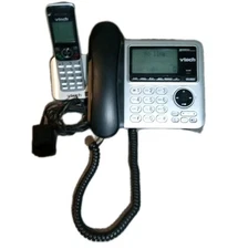 Vtech Cordless Corded Digital Answering System Caller ID Call Waiting CS6649