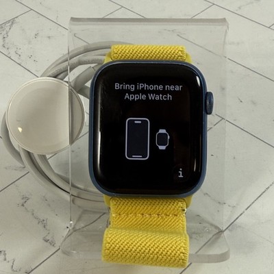 Apple Watch Series 7 Cellular Unlocked + GPS WiFi 45mm Aluminum Blue #A82