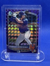 Topps Bowman Draft 2025 Jacob Reimer Purple Refractor /250 #BDC-188 Mets