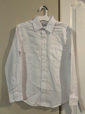 Boys Classic White Button Down Shirt