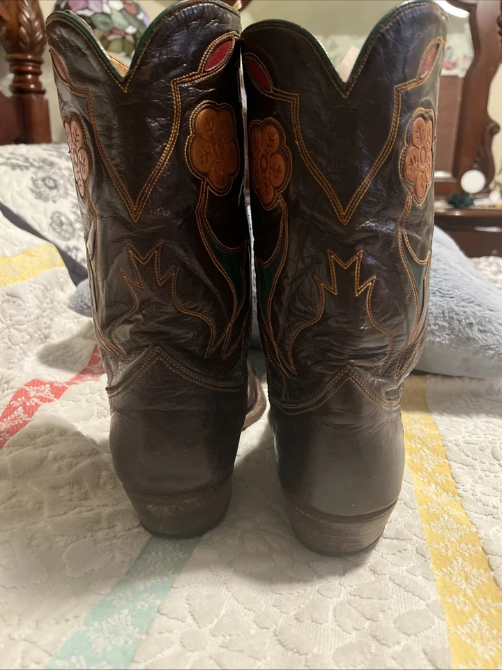 Botas de Vaquero ACME Vintage RARAS Talla 9 D Foto 3 de 4