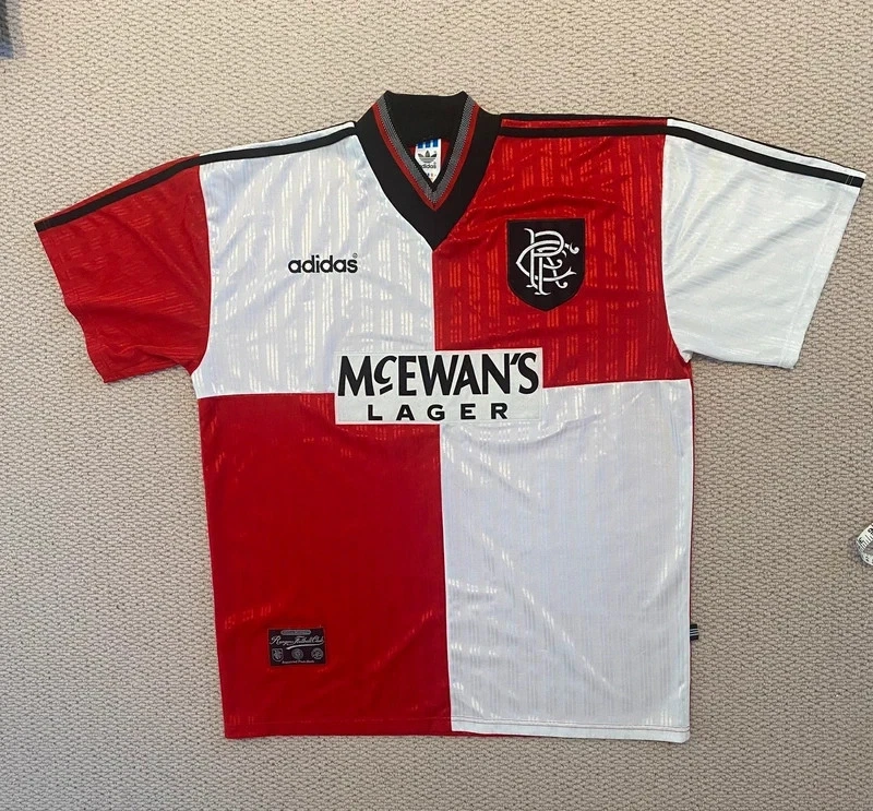 adidas Rangers Away Memorabilia Football Shirts Scottish Clubs for