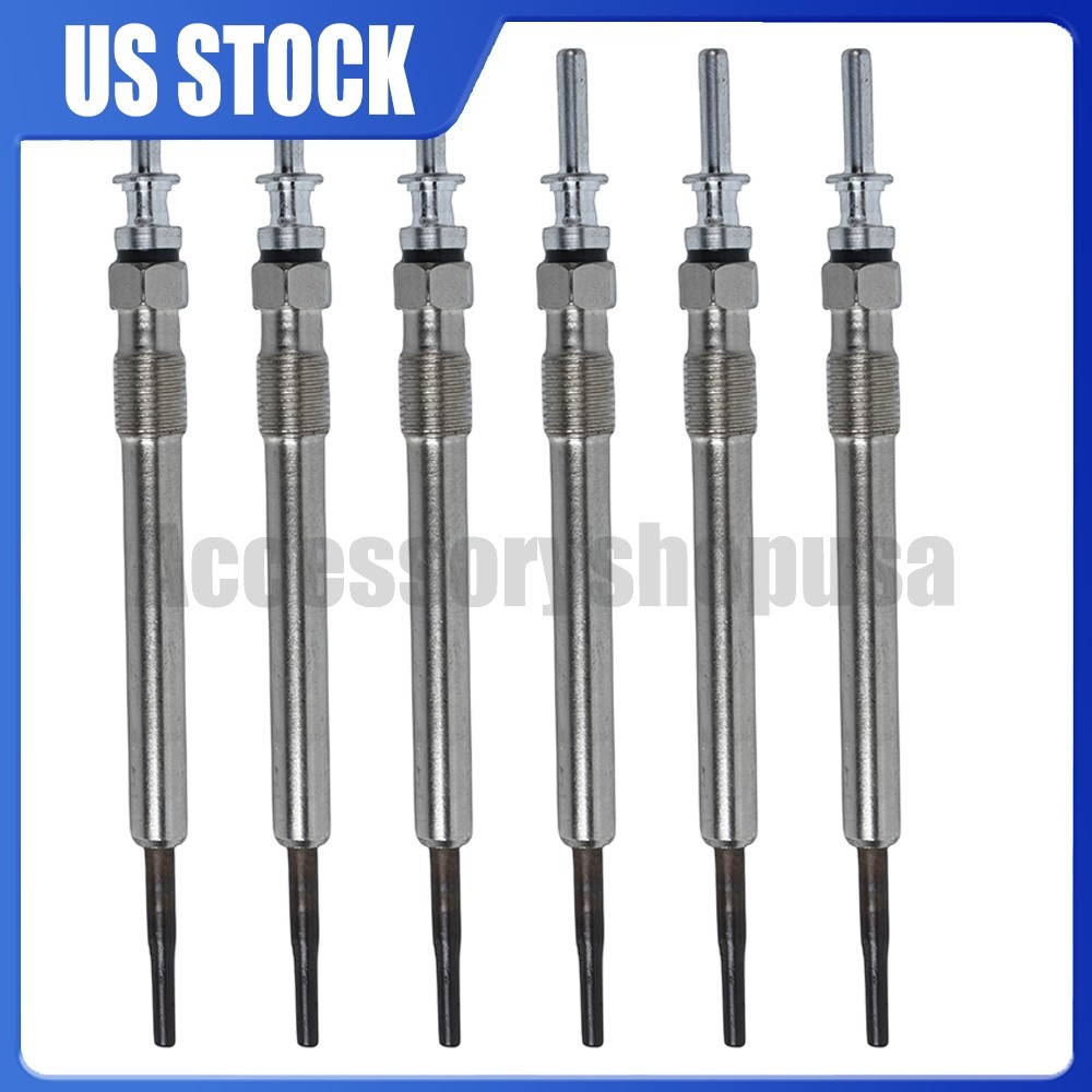 6PCS For BMW F10 F02 F15 535d xDrive X5 xDrive35d 0250603006 Diesel Glow Plug