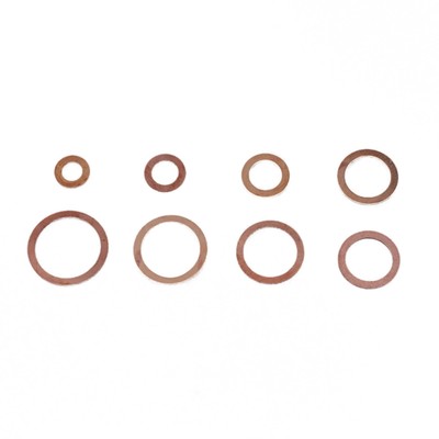 80pcs Solid Copper Sumpfstecker Assorted Washers Metal Kit Garage Engine Se AK