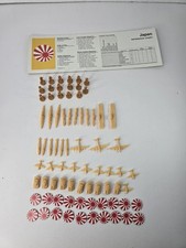 Axis  Allies Spring 1942 Board Game Replacement Parts Pieces Japan 77 Pieces