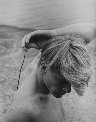 VTG Bruce Weber Young Male Model Keith Outdoor Photogravure Art