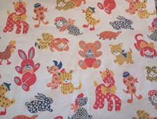 Vintage 1970s Fabric- 3-1/3 yds x 38