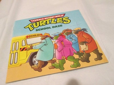 Teenage Mutant Ninja Turtles School Daze Book 1991 Mirage Studios
