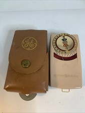 Vintage 1957 General Electric GE Mascot II Exposure Meter Type PR-35  Case