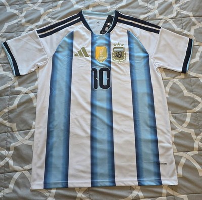 Argentina Jersey 26' #10 Messi Home Size Large