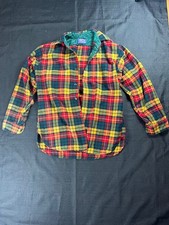 Pendleton Medium Plaid Wool Shirt Made in USA