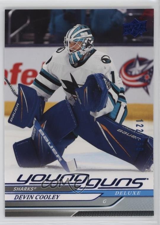2024-25 Upper Deck Series 2 Young Guns Deluxe 122/250 Devin Cooley #473 0s6k