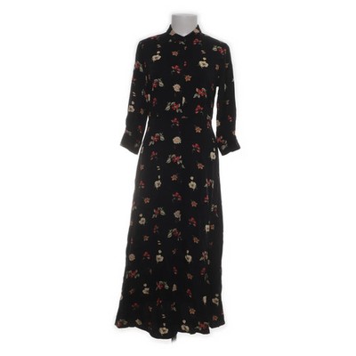 Basic House, Blusenkleid, Größe: M, Schwarz/Mehrfarbig, Blumen, Damen #oUD