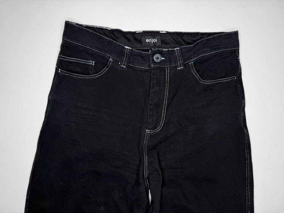 Pantalones holgados vintage Enjoi Skateboarding Fader negros | 34 x 29* Foto 3 de 4