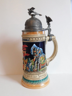 Zoller & Born Germany-Red Baron Beer Stein L.E. 695/5000