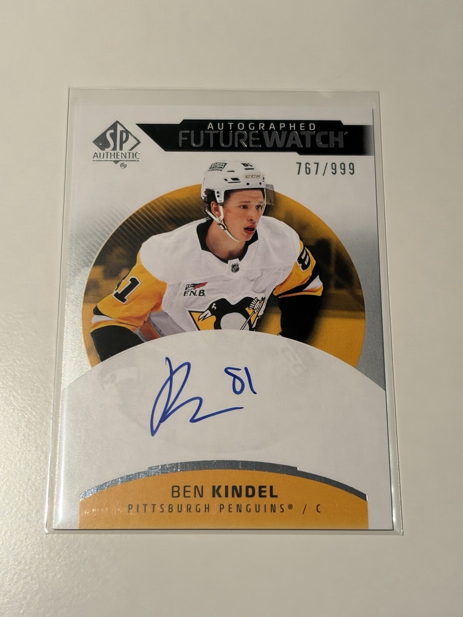 Ben Kindel RC 2025-26 SP Authentic Hockey Future Watch Autograph