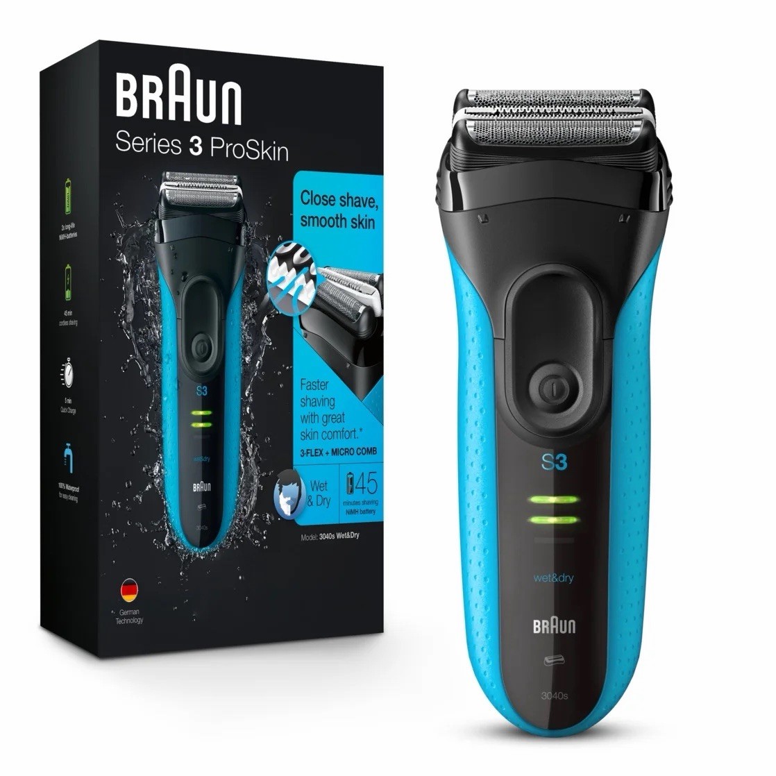 🔥NEW Braun Electric Series 3 ProSkin 3040s Razor Precisio