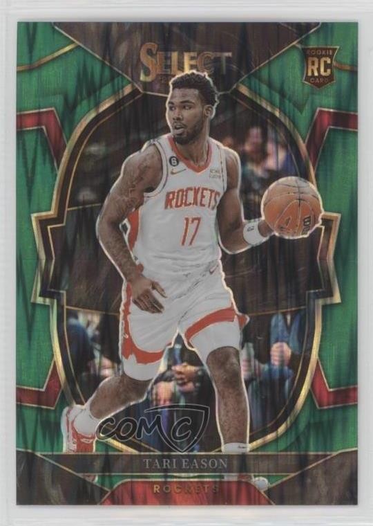 2022-23 Panini Select Concourse Green Shock Prizm Tari Eason #82 13hf