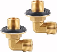 Wall Mount Commercial Faucet Installation Kit,90 Dergee Backsplash Mount Set for