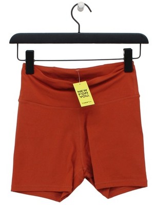 T/ALA Women's Shorts S Orange Nylon with Other Sweat