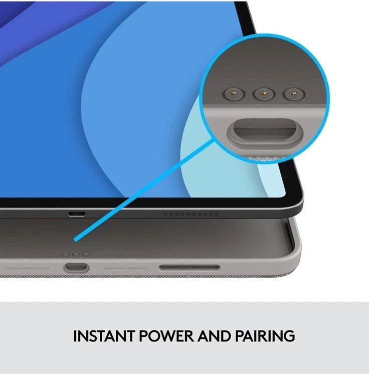 LOGITECH COMBO TOUCH IPAD PRO 12.9” 5TH & 6TH GEN KEYBOARD CASE BACKLIT TRACKPAD - Image 4 of 4