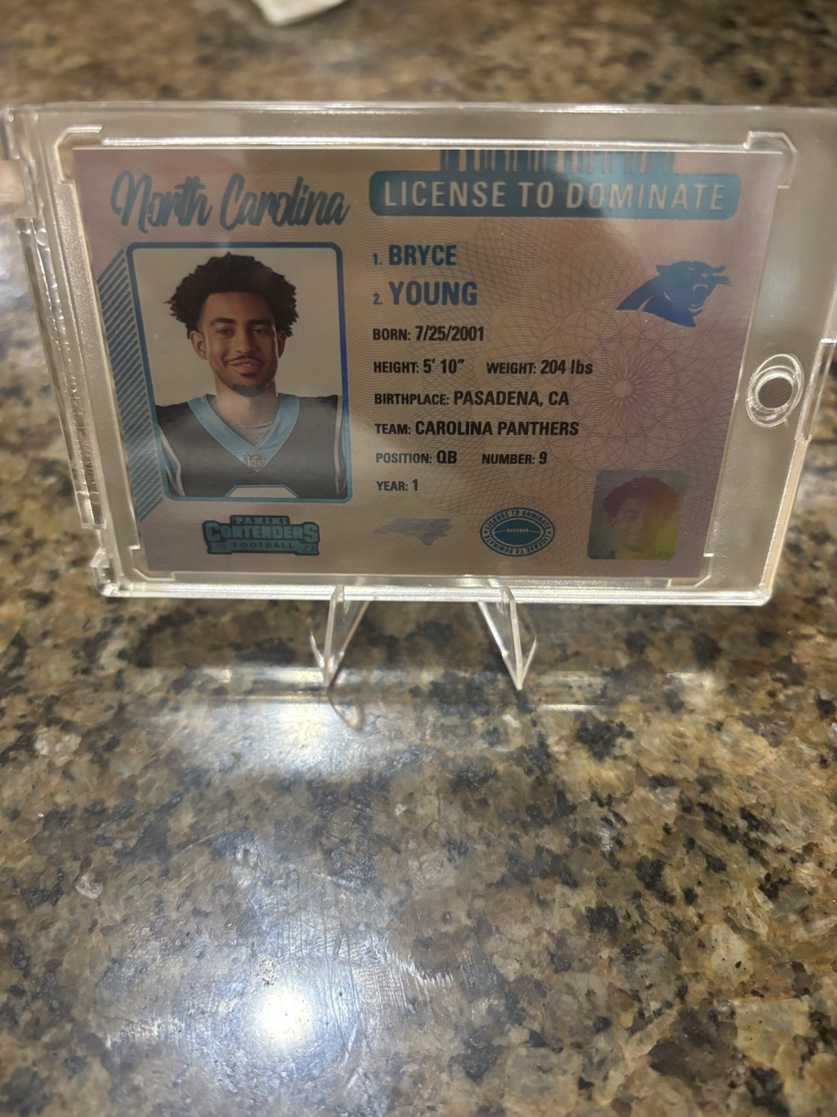 2023 Panini Contenders - Permit to Dominate Bryce Young #3 (RC)