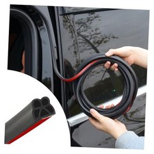 Car Door Weather Stripping Door Seal Strip,B-Shape Double Layer Rubber 52.49Ft