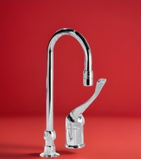 Delta Single Control Widespread Heavy Duty Rigid Swivel Gooseneck Sprout 24T2543