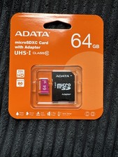ADATA microSDXC Card with Adaptor, uHS-I Class 10 64GB
