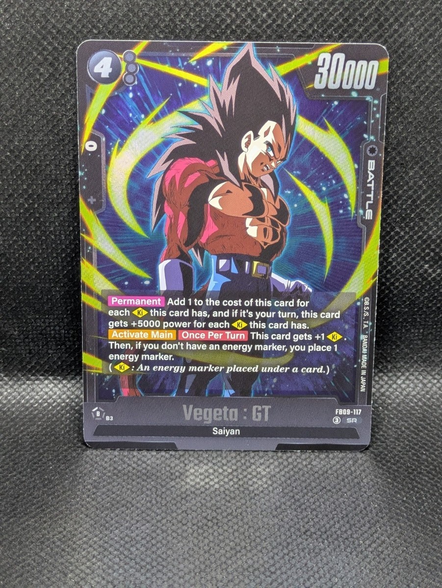 Dragon Ball SCG Fusion World Dual Evolution Vegeta : GT FB09-117