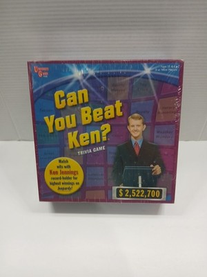 New 2005 Can You Beat Ken? Trivia Board Game Jeopardy Winner by Ken Jennings