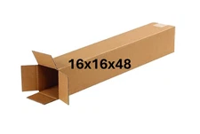 16" x 16" x 48"  CARDBOARD BOX - 200 lb - SINGLE BOX - TALL