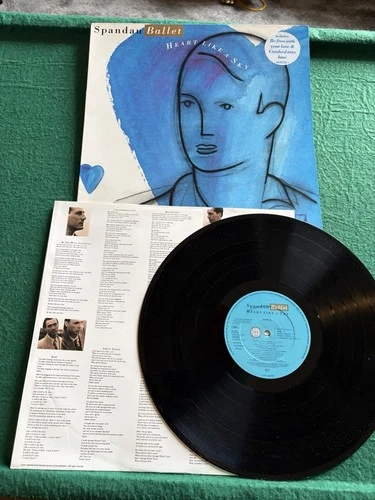 Spandau Ballet Heart Like A Sky 1989 UK Original LP with Inner Sleeve Ex Cond