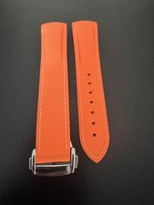 Rubber Watch Band Strap Fit for Omega Seamaster 300 - 20mm Orange