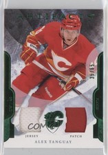 2011 Upper Deck Artifacts Emerald Jersey/Patch 35/65 Alex Tanguay #64 Patch 08wd