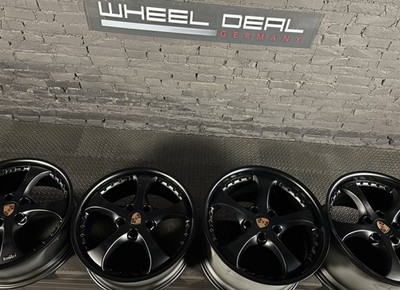 TECHART Formula 2 II Felgen 8,5+12 X 20 Zbh Porsche 996 997 991 Rim Wheel Set