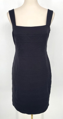 Valentino women's size 44 Mini Black bandage Tank dress Designer stretch US~ 6/8