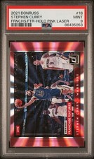 2020-21 Donruss Stephen Curry Franchise Feature Pink Holo #18 PSA 9 Warriors