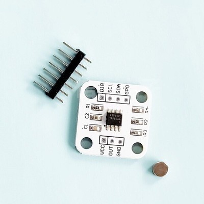 1PCS AS5600 Magnetic Encoder Magnetic Induction Angle Measurement Sensor Module 