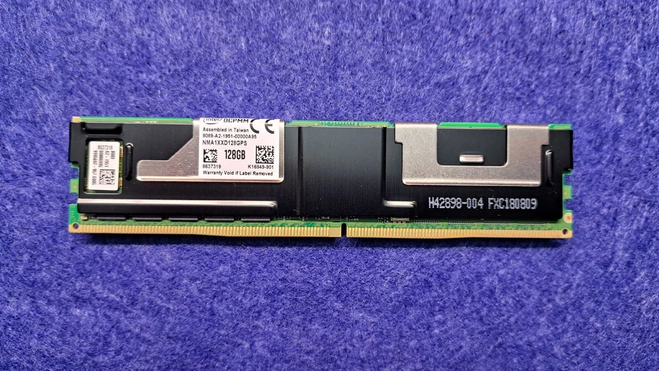 Intel NMA1XXD128GPS 128GB DDR4 RDIMM ECC Server Arbeitsspeicher – Neu, Registere - Bild 2 von 2