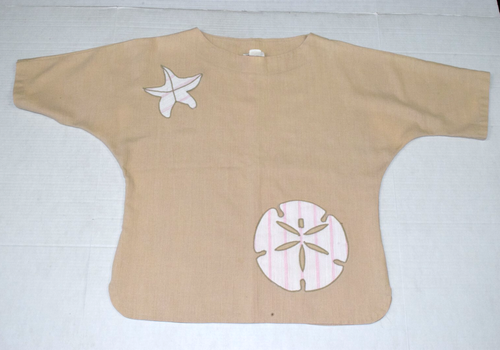 Vintage Top Hose Set Mari Gr. M 80er sand beige sand Dollar Applikationen Made USA - Bild 3 von 19