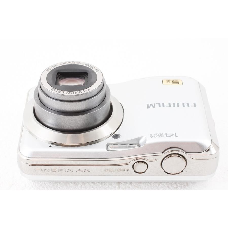 FUJIFILM FINEPIX AX250 Silver Compact Digital Camera From Japan