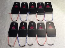 Kids  Adult Pull String 10pc Star Bead/Charm Patriotic Red/White/Blue Paparazzi