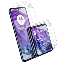 2-Pack For Motorola Razr 2024/Ultra Hydrogel Screen Protector Clear Soft Film